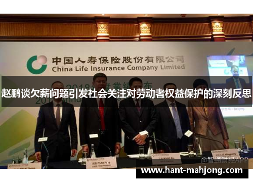 赵鹏谈欠薪问题引发社会关注对劳动者权益保护的深刻反思